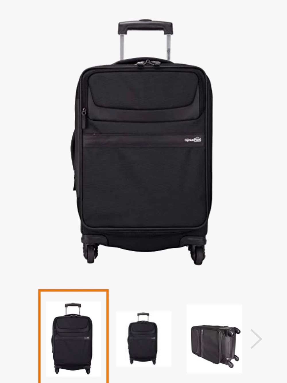 💡Black Genius Pack G4 22" Carry On Spinner Suitcase -Great Condition🌟